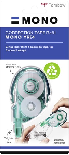 Correctietape navulling Tombow MONO 4.2mmx16m 1 Stuk