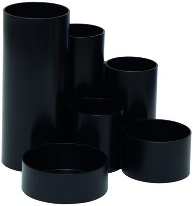 Pennenkoker MAUL tubo 6-vaks 150x125mm zwart 1 Stuk