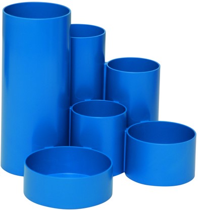 Pennenkoker MAUL tubo 6-vaks Ø150x125mm blauw