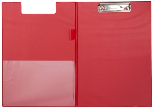 Klembordmap MAUL A4 staand PVC met penlus rood 1 Stuk-2