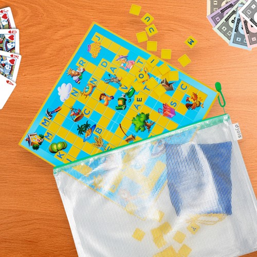 Opbergtas Djois met rits A3 assorti 1 Stuk-2