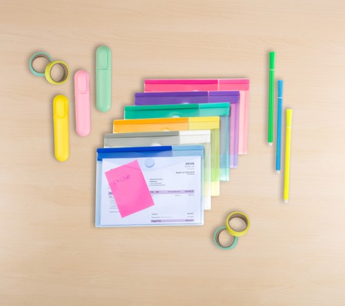 Enveloptas Djois CC A5 horizontaal assorti 1 Stuk-1