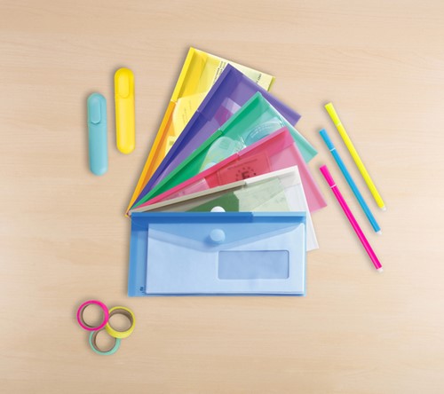 Enveloptas Djois CC chequeboek horizontaal assorti 1 Stuk-3