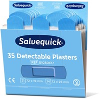 Pleisters Salvequick detectabel refill 6x35st 6 pak-1