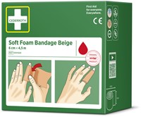 Bandage Cederroth Soft Foam beige 6cmx4.5m 1 Stuk-3