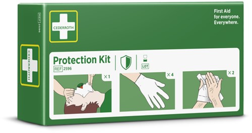 Protectiepakket Cederroth beademingsdoekjes 1 Stuk-2