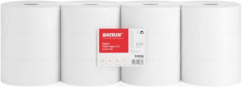 Toiletpapier Katrin Gigant S 2laags 150m wit 12 Rol-2
