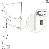 Whiteboard Nobo Infinity randloos 60x90cm 1 Stuk-3