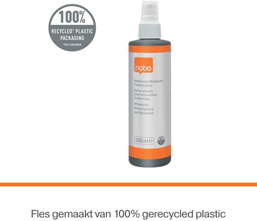 Whiteboardreinigingsspray Nobo waterbasis 250ml 1 Stuk-3