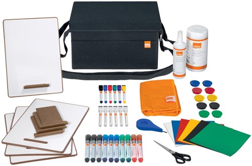 Whiteboard accessoire kit Nobo in draagtas 47 Stuk