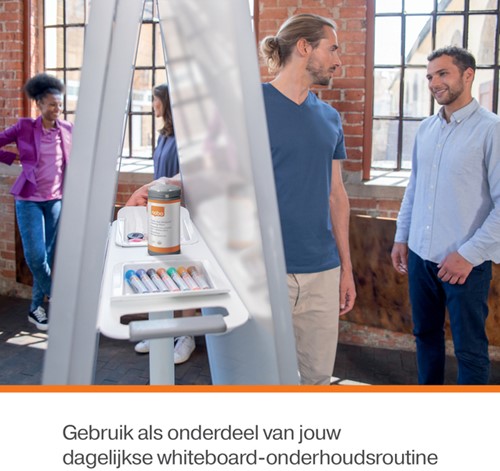 Whiteboardreinigingsdoekjes Nobo plasticvrij 100st 100 Stuk-3