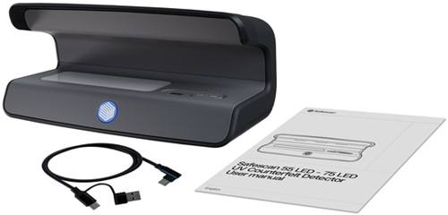 Valsgeld detector Safescan 75 UV LED zwart 1 Stuk-3