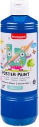 Plakkaatverf Bruynzeel fles 500ml diepblauw 500 Milliliter