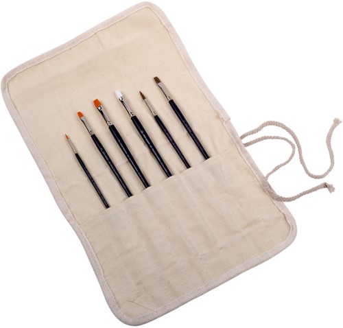 Aquarelpenselenset Talens Van Gogh wit 6 Stuk-2