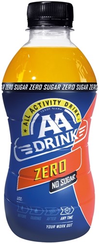 AA Drink zero suikervrij petfles 330ml 330 Milliliter