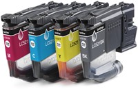 Inktcartridge Brother LC-521 zwart + 3 kleuren 4 Stuk-2