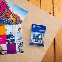 Inktcartridge Brother LC-521Y geel 1 Stuk-1