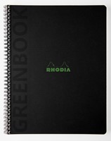 Notitieboek Rhodia Greenbook recycled A4+ lijn sc 1 Stuk