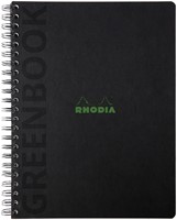 Notitieboek Rhodia Greenbook recycled A4+ lijn hc 1 Stuk
