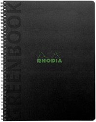 Notitieboek Rhodia Greenbook recycled A5+ lijn sc 1 Stuk