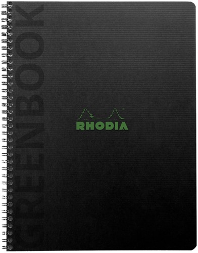 Notitieboek Rhodia Greenbook recycled A5+ lijn sc 1 Stuk