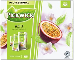 Thee Pickwick white green jasmin passion 25x1.5gr 25 Stuk