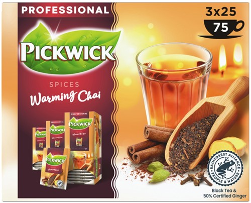 Thee Pickwick warming chai 25x1.5gr 25 Stuk