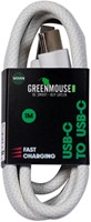 Kabel Green Mouse USB-C to USB-C data Woven 1m-2