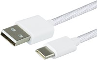Kabel Green Mouse USB-A to USB-C data Woven 1m