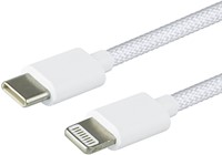 Kabel Green Mouse USB-C to Lightning data Woven 1m