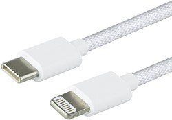 Kabel Green Mouse USB-C to Lightning data Woven 1m