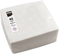 Servet Pronappe 380x380mm 40 vel wit 40 Stuk-1