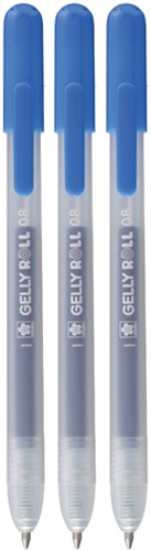 Gelschrijver Sakura Gelly Roll Classic 08 klikfunctie blauw 3 stuks