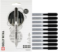Gelschrijver Sakura Gelly Roll Classic 10st zwart 10 Stuk-1