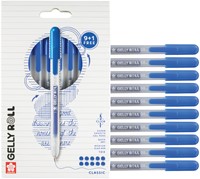 Gelschrijver Sakura Gelly Roll Classic 08 klikfunctie blauw 10 stuks-1
