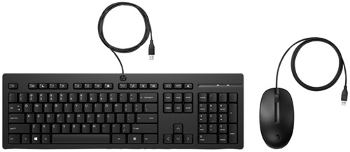 Toetsenbord + muis HP 225 bedraad