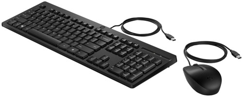 Toetsenbord + muis HP 225 bedraad QWERTY-2