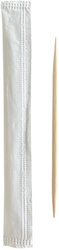 Tandenstoker Papstar Pure 1000 stuks hout 1000 Stuk-2