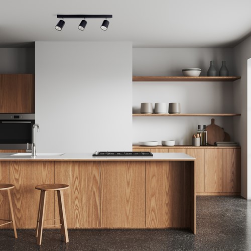 Plafondspot Integral Siena 3 spot IP20 GU10 zwart 1 Stuk-2