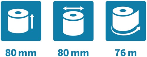Telrol Exacompta 80mmx76mx12mm SafeContact therm 1 Stuk-4