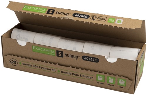 Telrol Exacompta 57mmx9mx12mm SumUp ther fenolvrij 1 Stuk-1