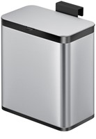 Afvalbak EKO Puro klein 7 liter zilver 1 Stuk