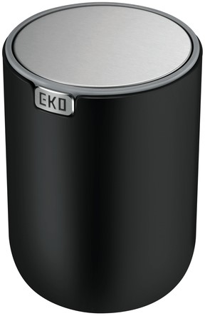 Afvalbak EKO Fandy 2 tafelmodel swingdeksel zwart 1 Stuk-2