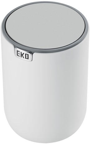 Afvalbak EKO Fandy 2 tafelmodel swingdeksel wit 1 Stuk-2