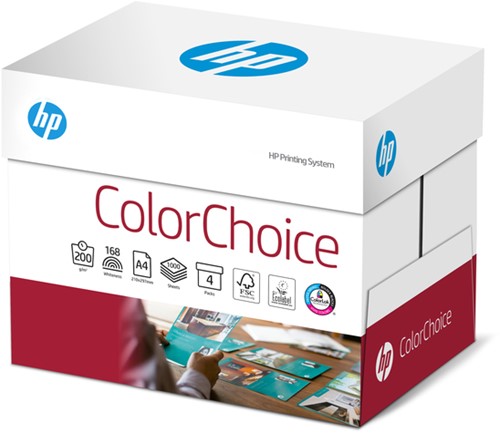 Kleurenlaserpapier HP Color Choice A4 200gr wit 250 Vel-2