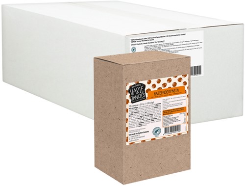 Hazelnootpasta VarieJantjes 12x20 gram zakjes 12 Zak