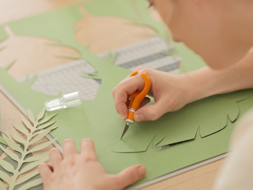 Vingertipmes Fiskars softgrip 1 Stuk-2