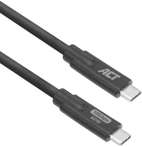Kabel ACT USB-C 3.0 10Gbps 60W USB 3 meter 1 Stuk