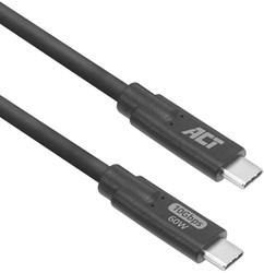 Kabel ACT USB-C 3.0 10Gbps 60W USB 3 meter 1 Stuk