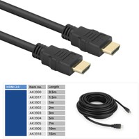 Kabel ACT HDMI ETH4K M/M zwart 2 meter-2